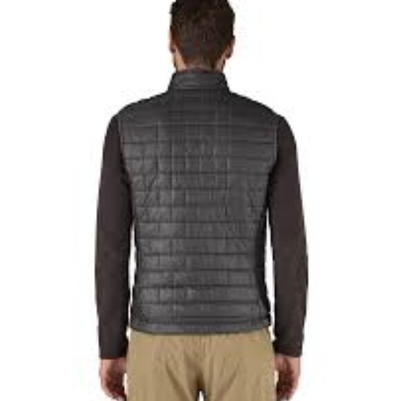 Patagonia Men's Patagonia Black Full Zip Up Puffer Vest Men Size XL - Picture 2 of 7
